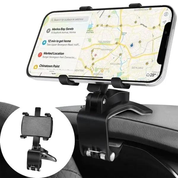 Sikunuo | 360° Redatable car phone holder – safely & flexibly mountable