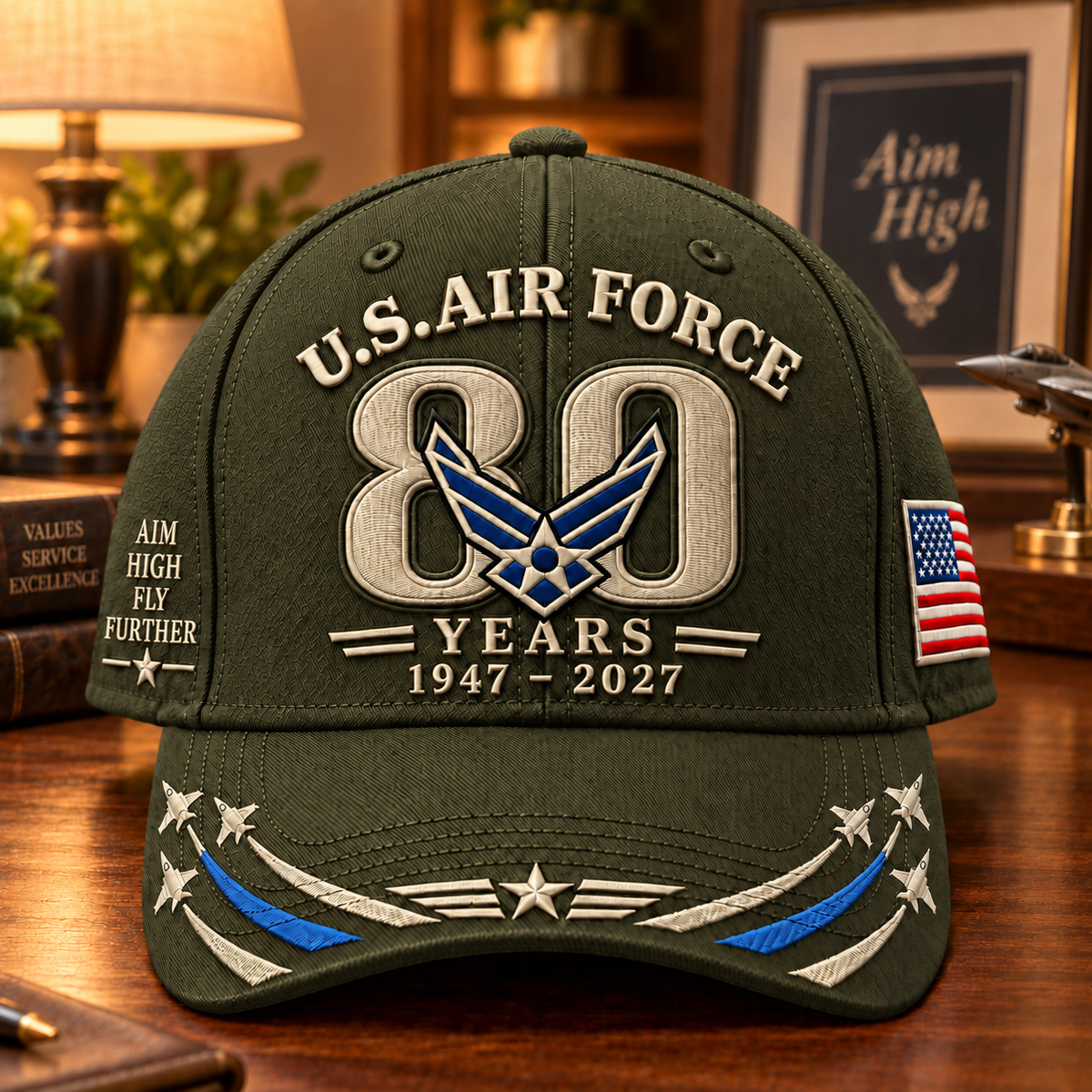 1947–2027 Air Force 80th Anniversary Heritage Cap