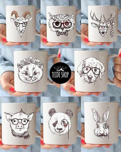 Sikunuo | Labrador Gift For Kids Coffee Lovers Gift Mug