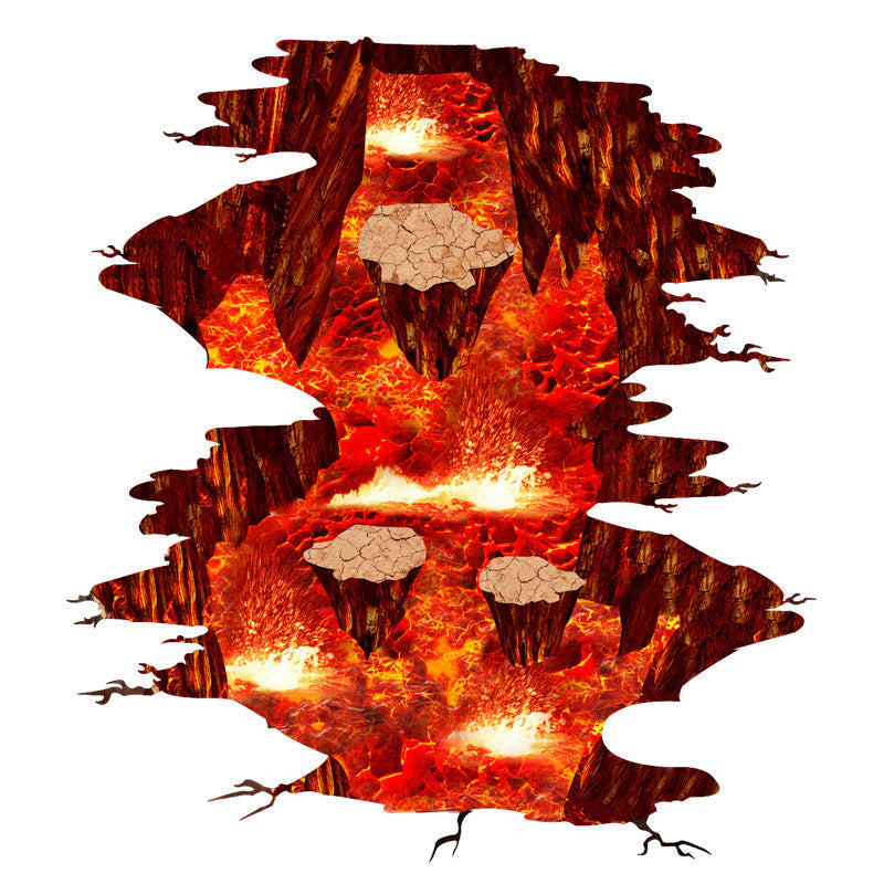Sikunuo | Magma 3D Wall Sticker Home Decor