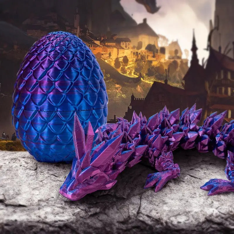 Sikunuo | 3D-Drachenei mit beweglichem Drachen – lebensmittelecht