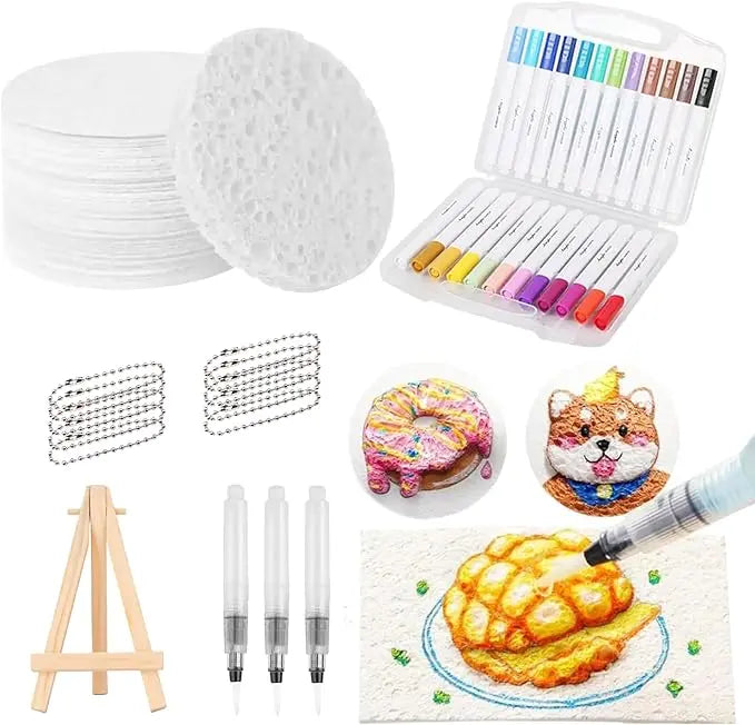 Sikunuo | 3D painting set with foam texture for vibrant artworks
