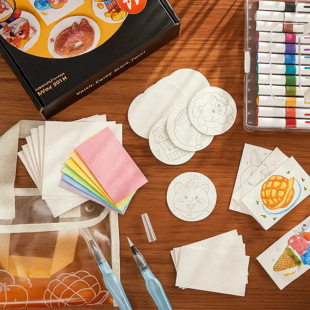 Sikunuo | 3D painting set with foam texture for vibrant artworks