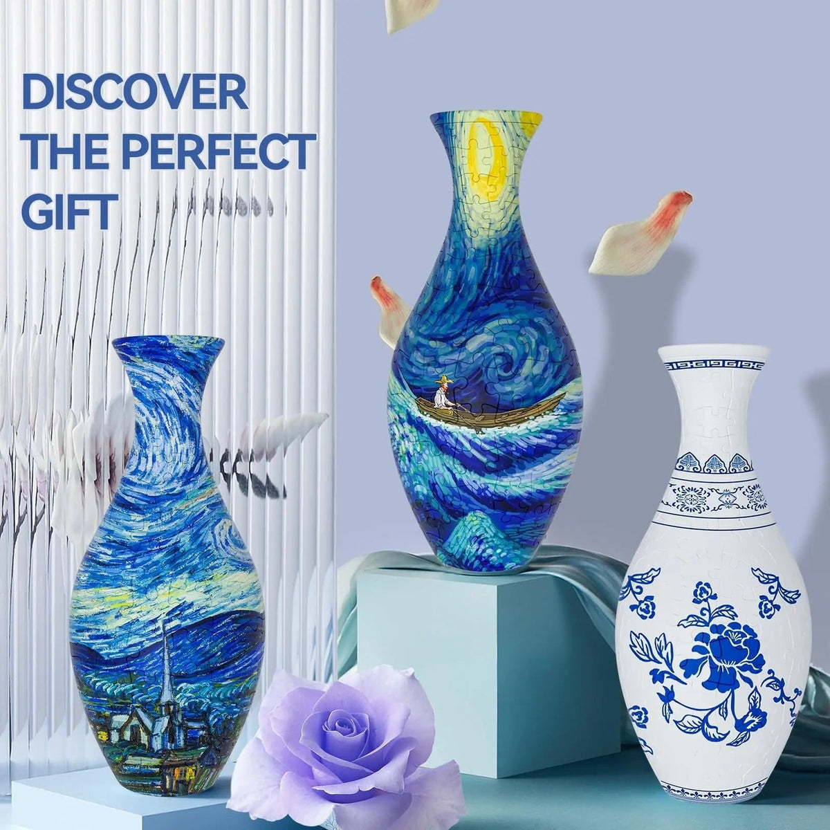 Sikunuo | 3D-Puzzle-Vase