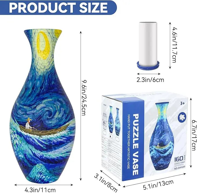 Sikunuo | 3D-Puzzle-Vase
