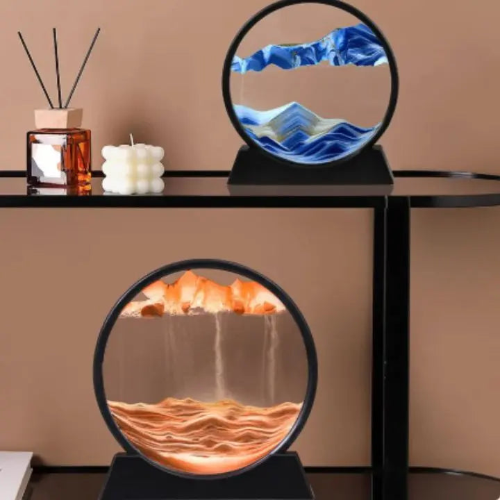 Sikunuo | 3D Sand Timer – Deep Sea Sand Art for Relaxation and Decoration