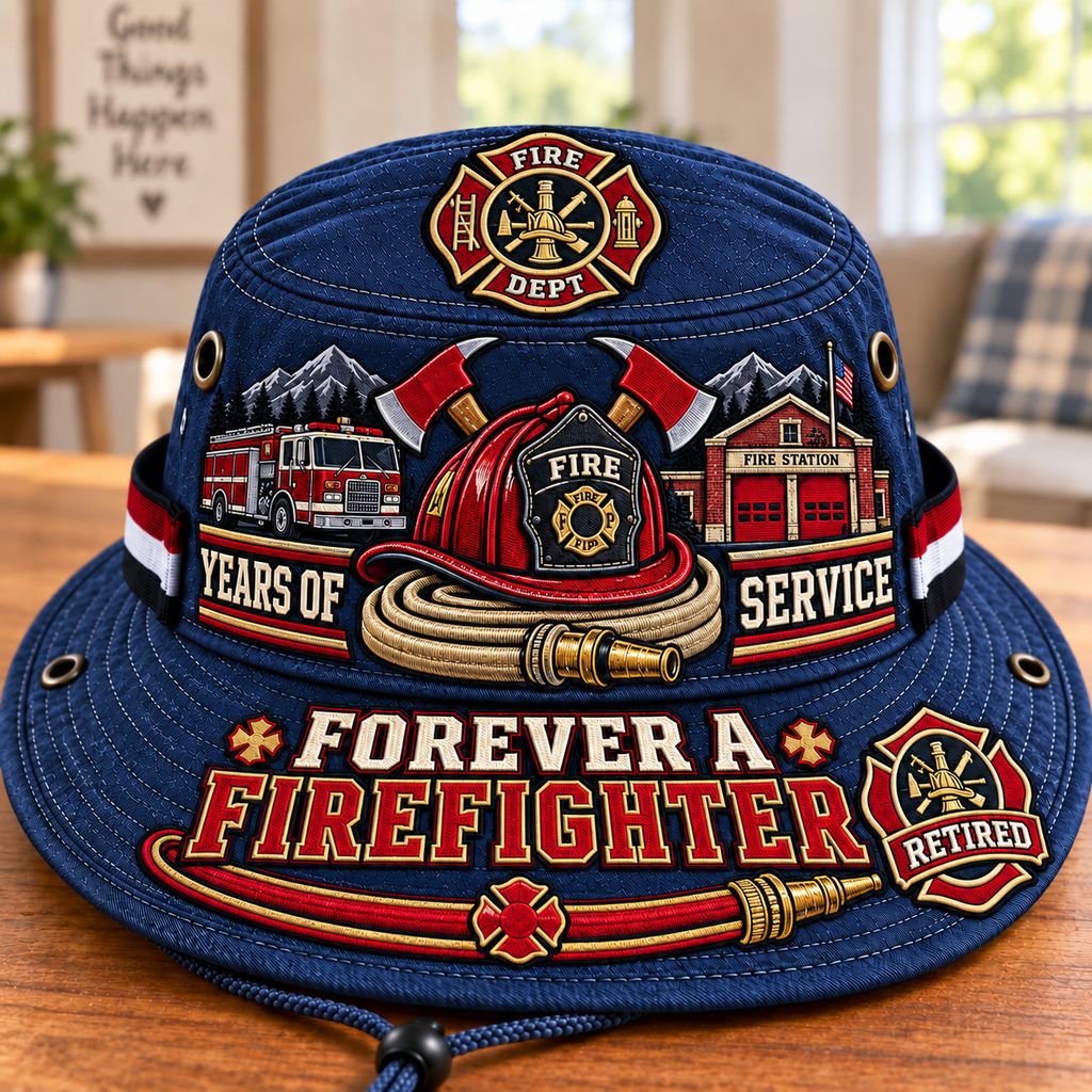 Forever A Firefighter Boonie Hat