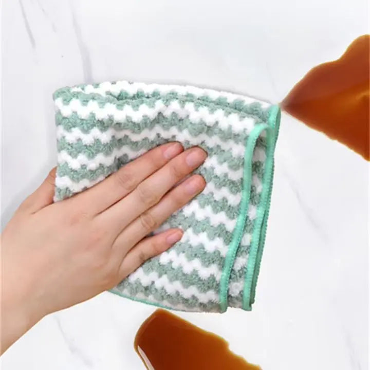 Sikunuo | 3+2 | Microfiber Cleaning Cloth – Super absorbent & reusable