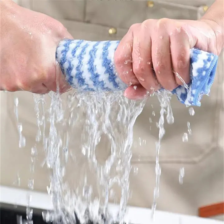 Sikunuo | 3+2 | Microfiber Cleaning Cloth – Super absorbent & reusable