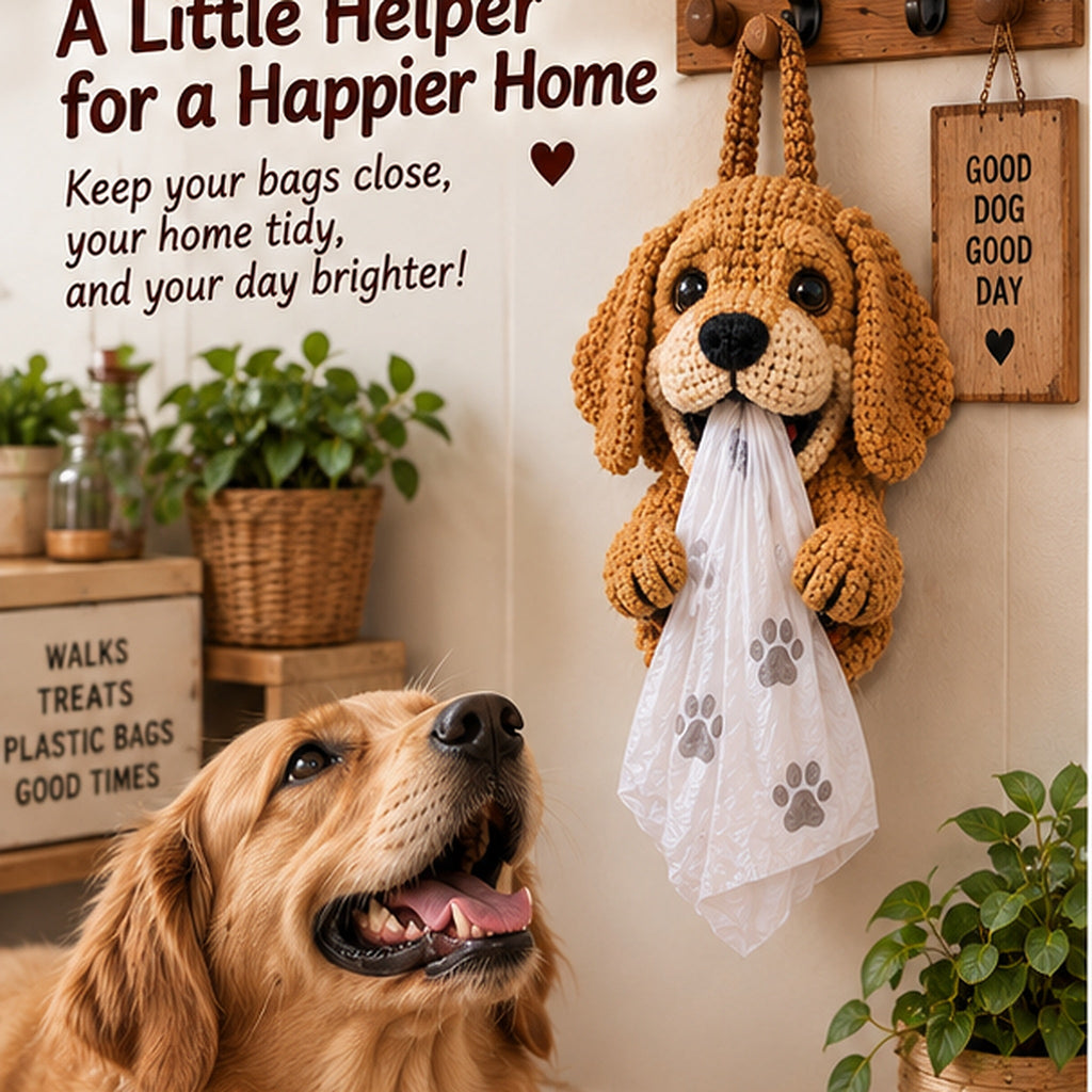 DIY Crochet Dog Bag Holder Kit – 6 Adorable Breeds