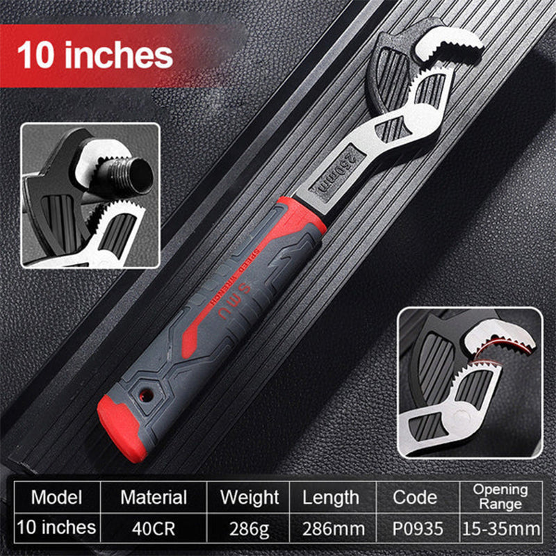 Sikunuo | Industrial Quality Multifunctional Self-Locking Pipe Wrench Tool