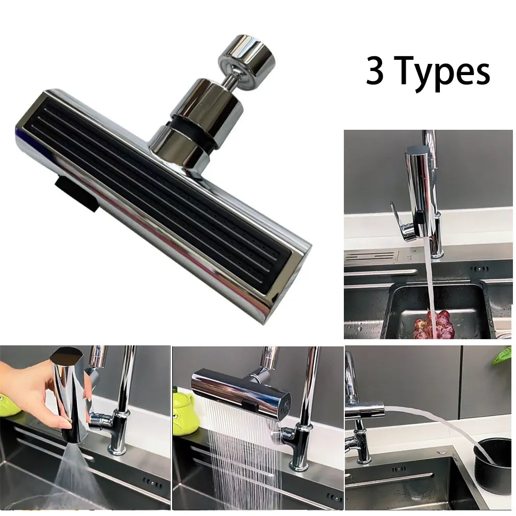 Sikunuo | Universal Rotating Waterfall Sink Faucet Extension