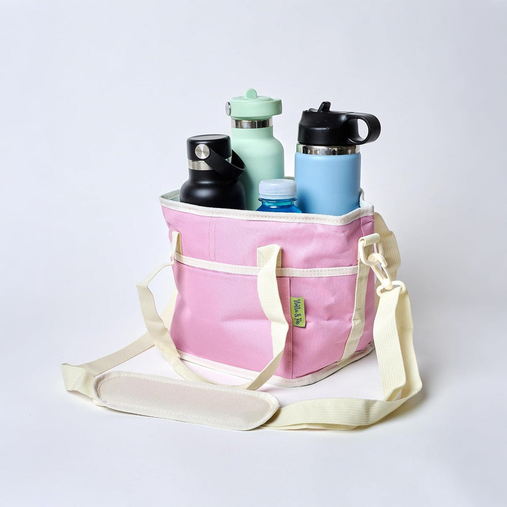 4 Water Bottle Holder with Strap