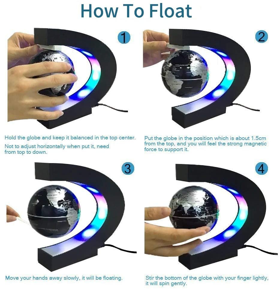 Sikunuo | Floating Antigravity Globe LED Lamp