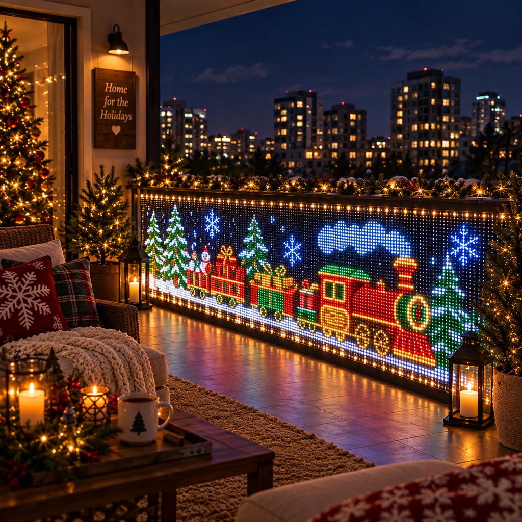 ✨ Smart Pixel Curtain Lights – App-Controlled LED Display