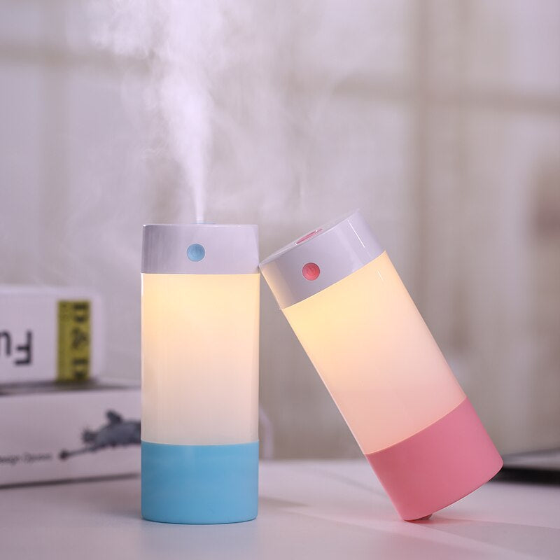 Sikunuo | Ultrasonic Air Humidifier with light for Home and Car
