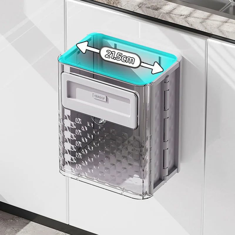 Sikunuo | Space Saver Door Hanging Foldable Garbage Can