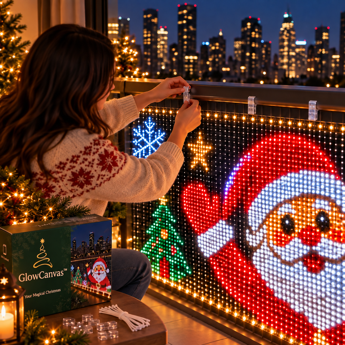 ✨ Smart Pixel Curtain Lights – App-Controlled LED Display