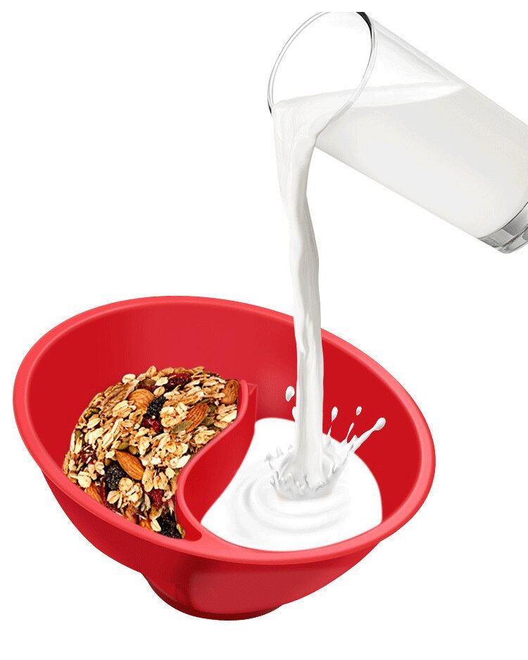 Sikunuo | Creative Separated Double Bowls With Handle