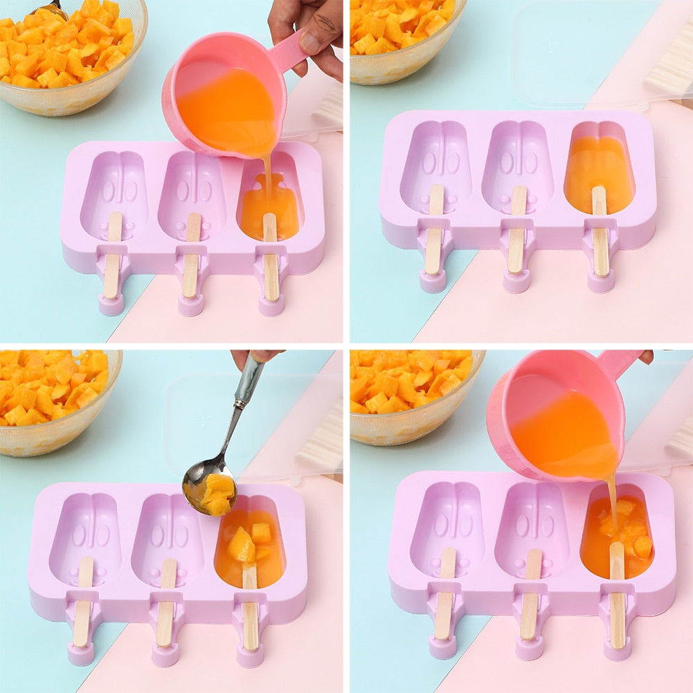 Sikunuo | Cute Rabbit Ice Cream Molds