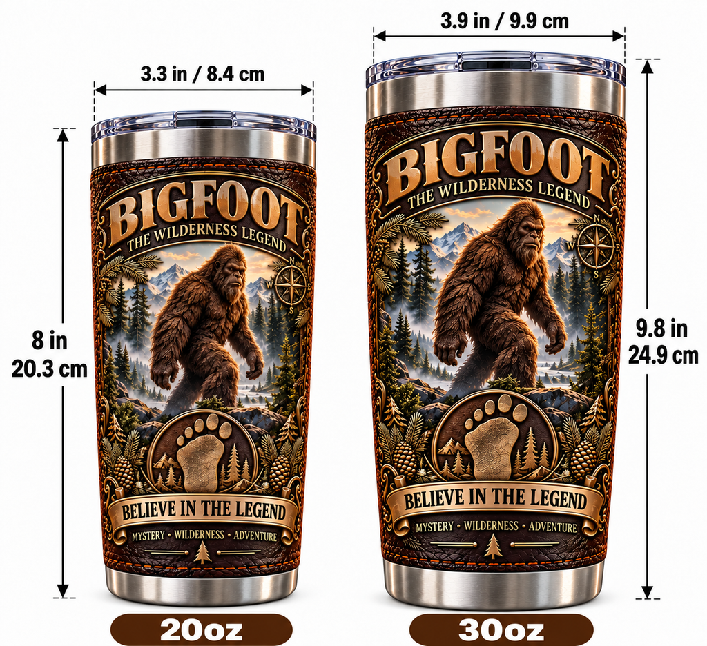 Bigfoot Wilderness Heritage Insulated Travel Tumbler