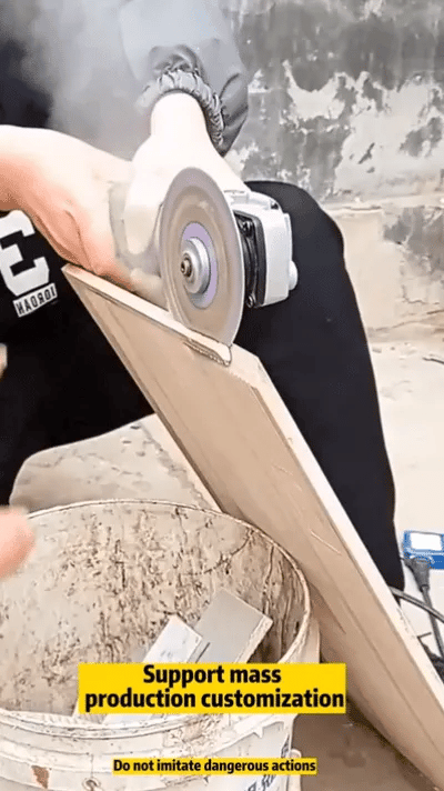45-Degree Tile Chamfering Tool with Aluminum Alloy Body