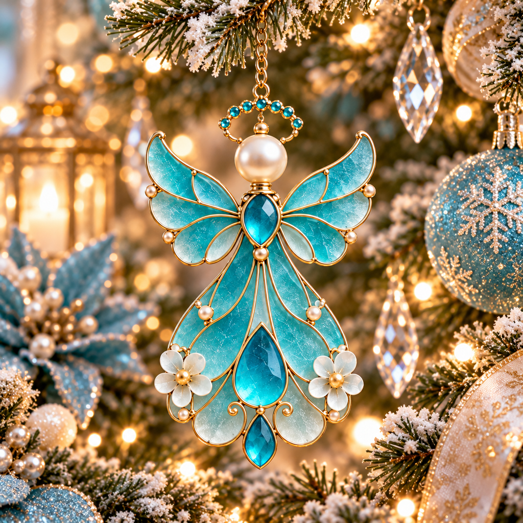 12-Month Birthstone Angel Ornament Collection
