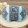 3D Cobra "STAR" Skull Lighter Holder Belt Buckle