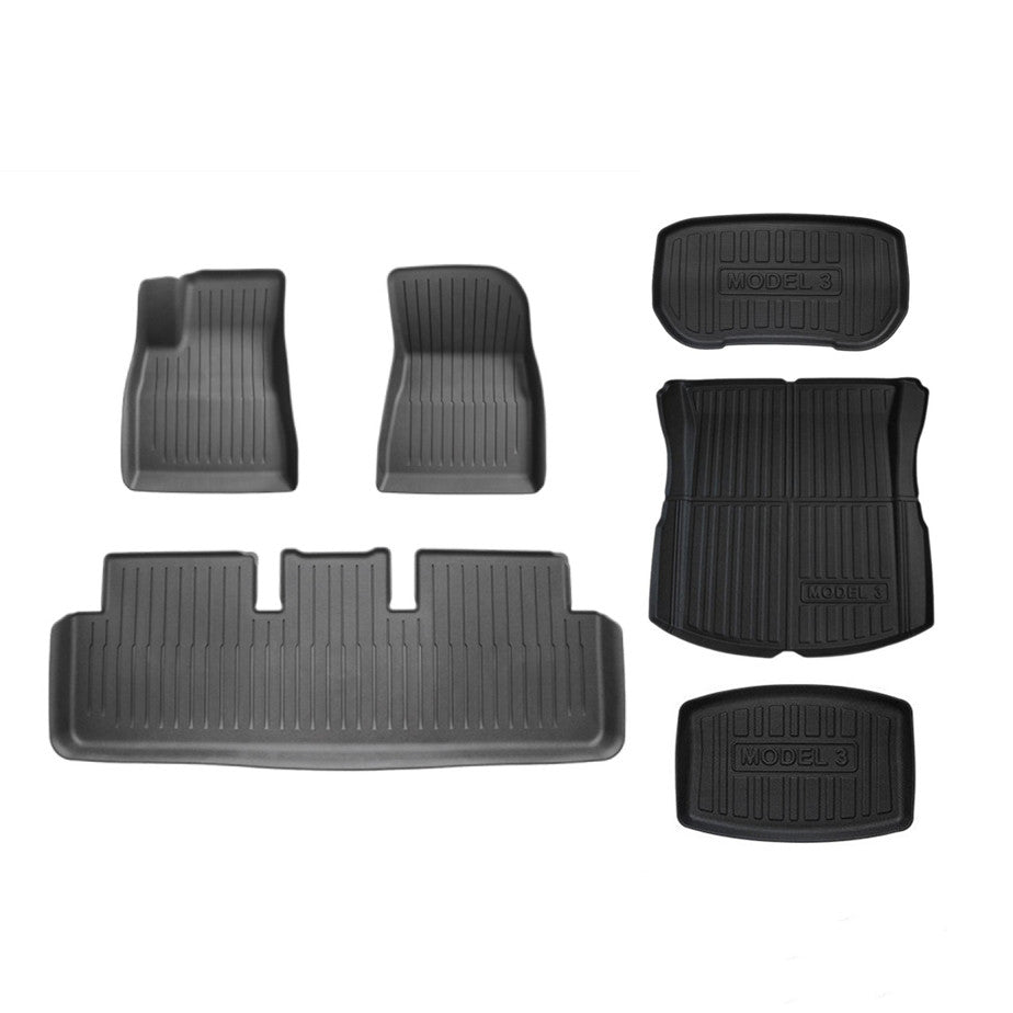3D Floor Mats for Tesla Model 3 Highland