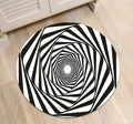3d Hole CLP0710001M Round Area Rug