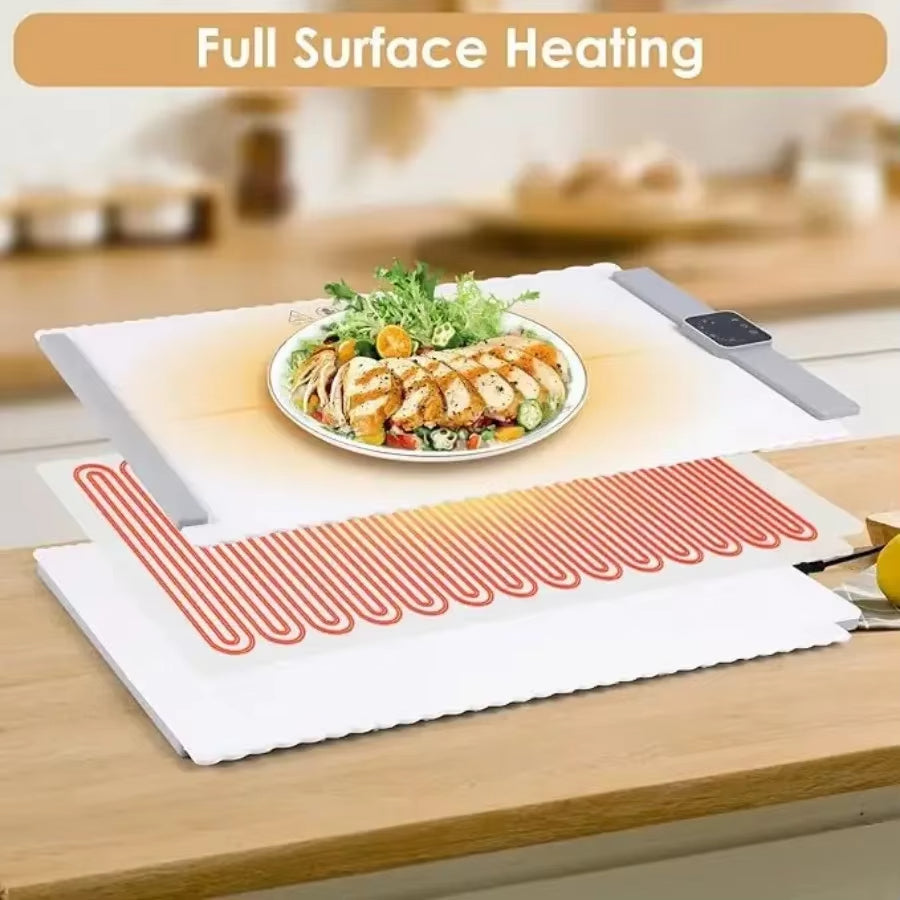 Sikunuo | Safe Heat Roll-Up Electric Food Warmer Mat