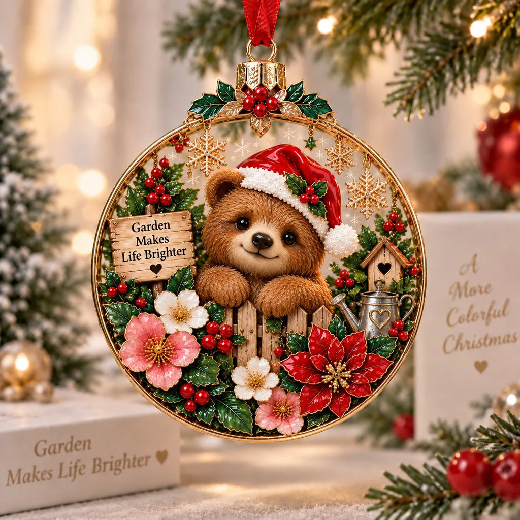 Christmas Floral Holiday Hanging Decoration Ornament