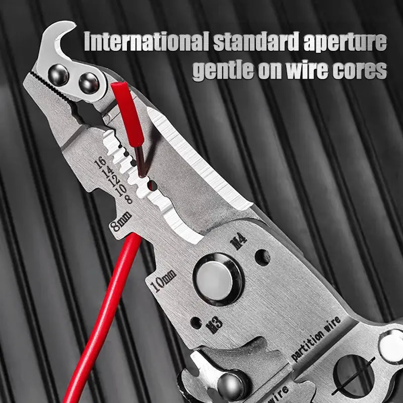 Sikunuo | Foldable 8-in-1 Wire Stripper for Electrical Work