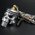 Sikunuo | Piston art skull keychain [pendant/flashlight/bottle opener]