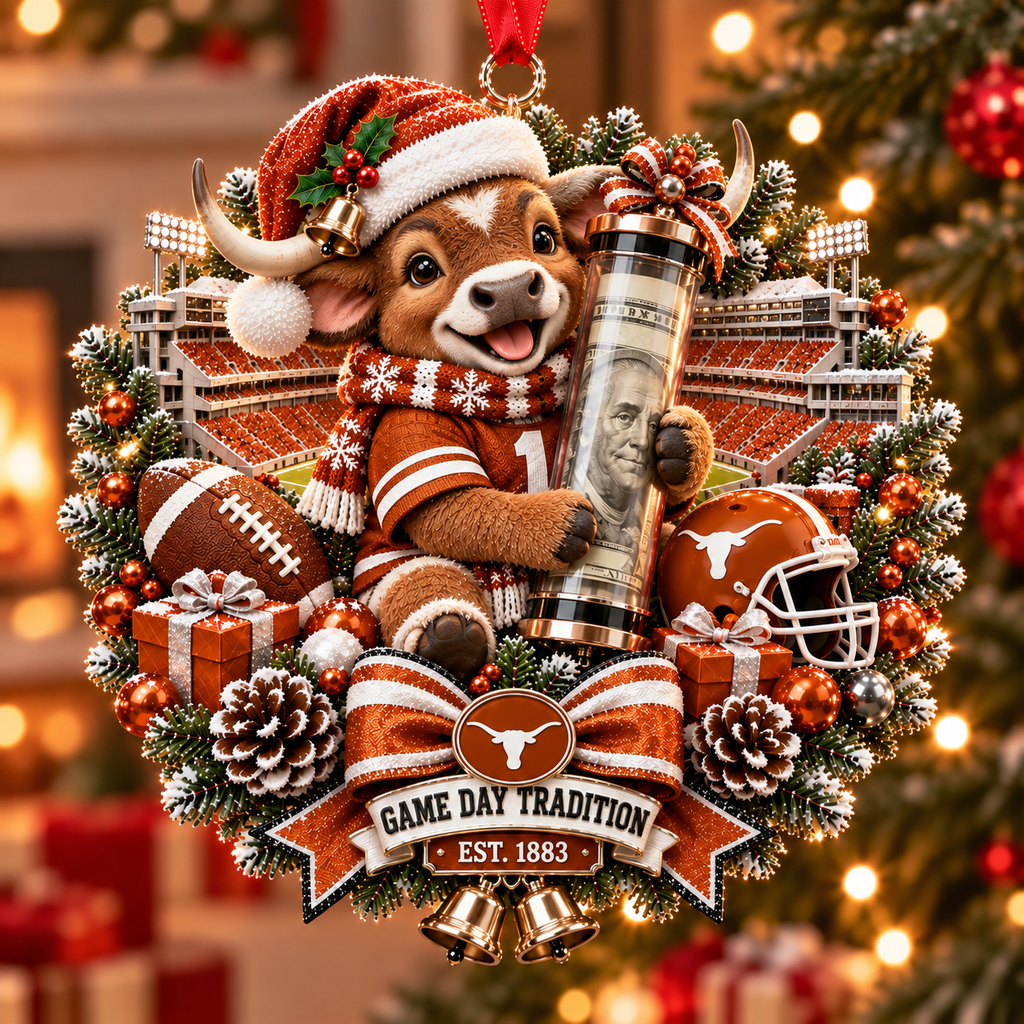 College Football Money Surprise Ornament