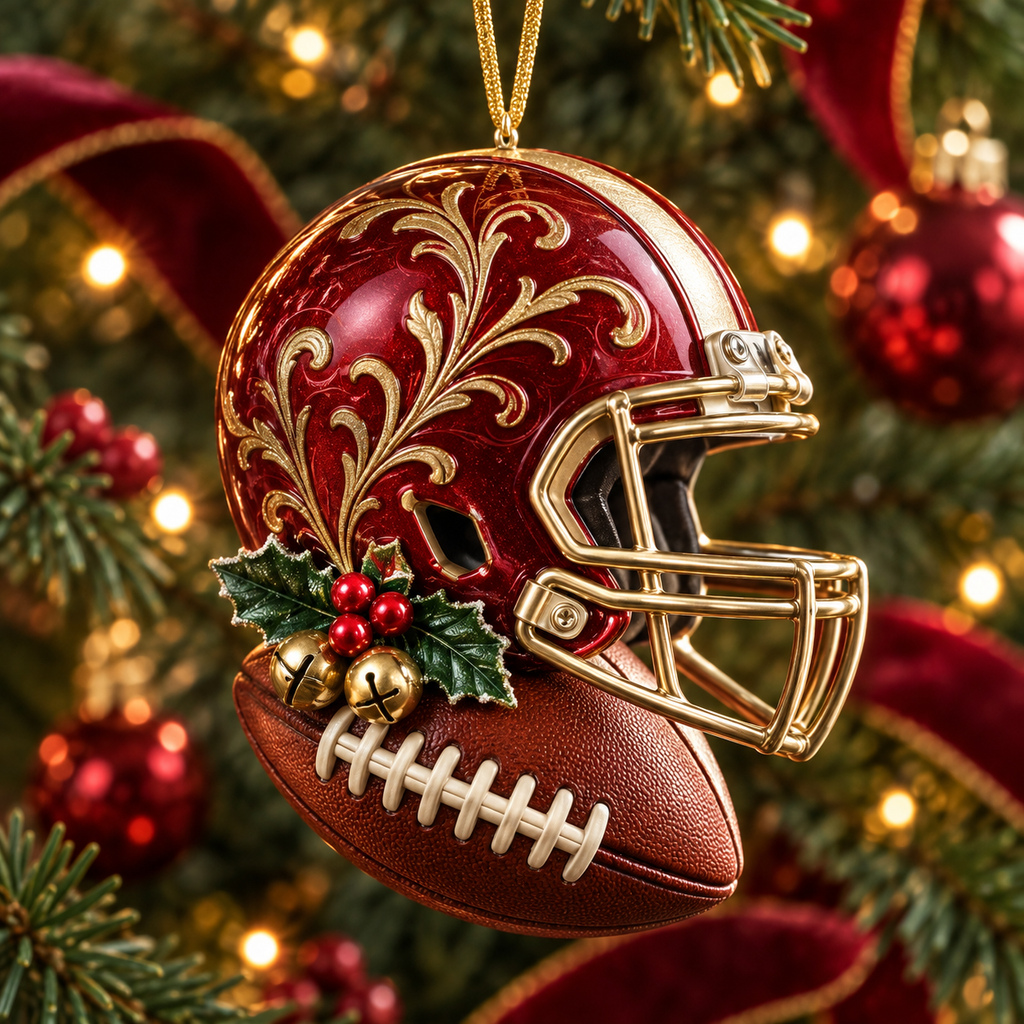 2026 Touchdown Christmas Ornaments