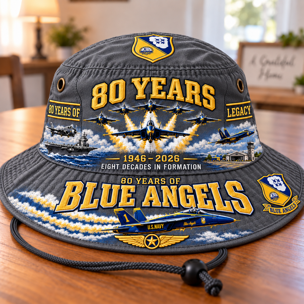 Blue Angels 80th Anniversary Bucket Hat