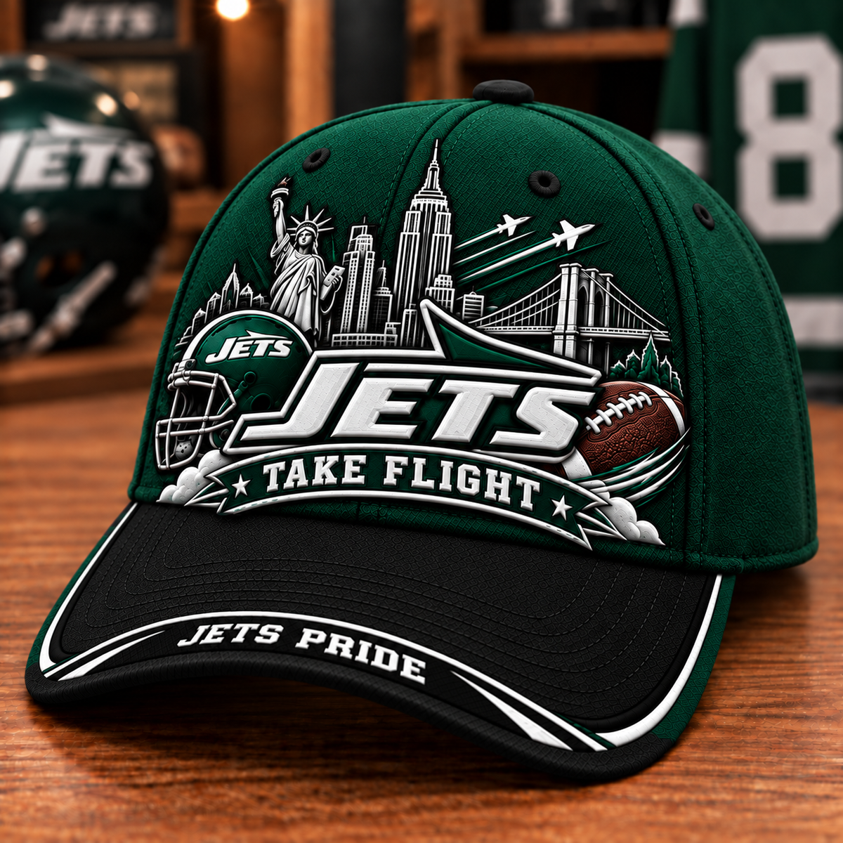 Game Day Pride Football Cap – TAKE FLIGHT Fan Hat
