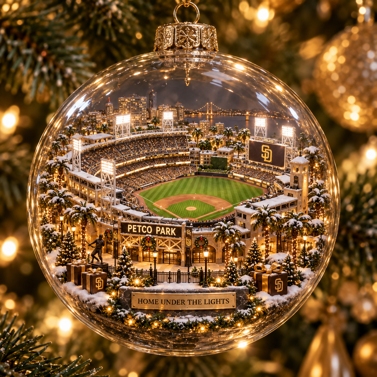 “Cover and Move” Light-Up Christmas Ornament