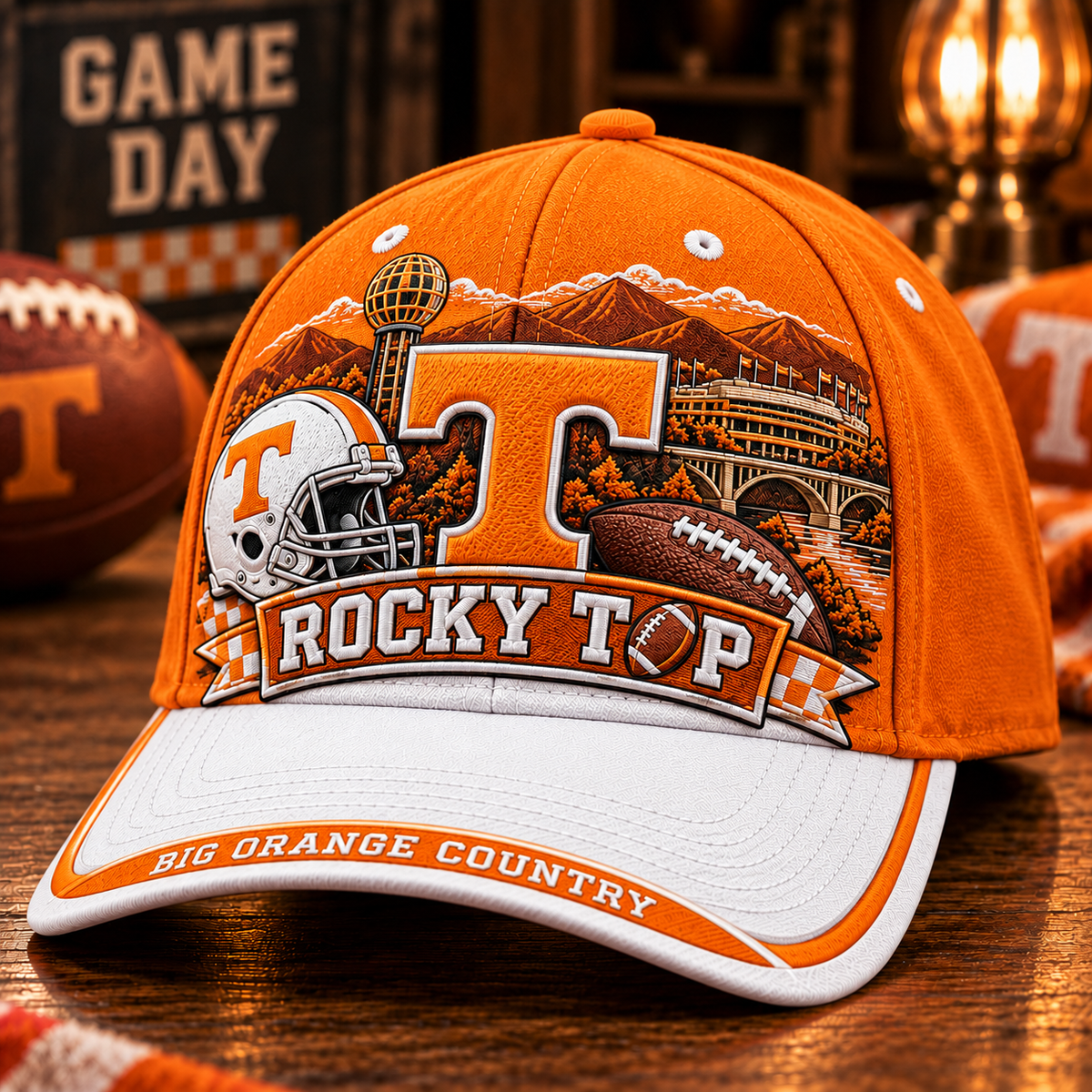 Vols Orange Football Fan Cap