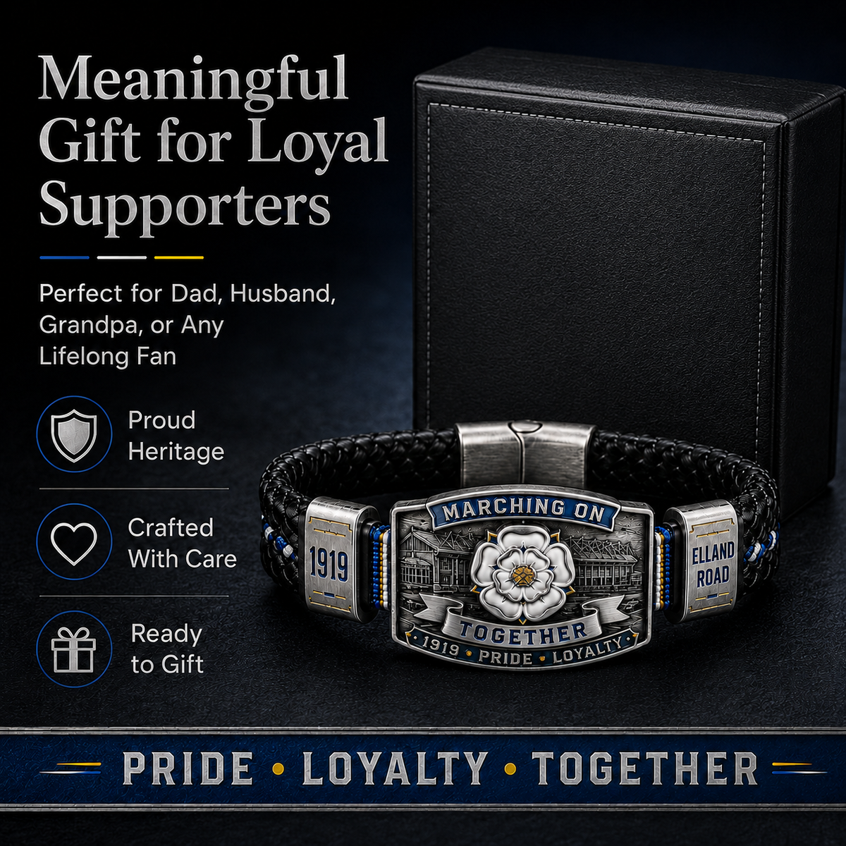 Marching On Together Heritage Braided Bracelet