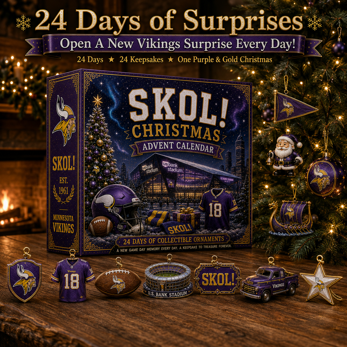 SKOL! Football Christmas Advent Calendar