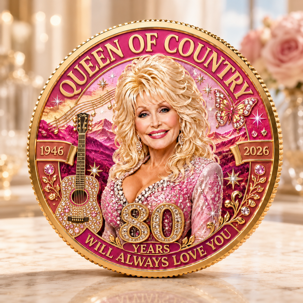 80th Anniversary I Will Always Love You Commemorative Coin