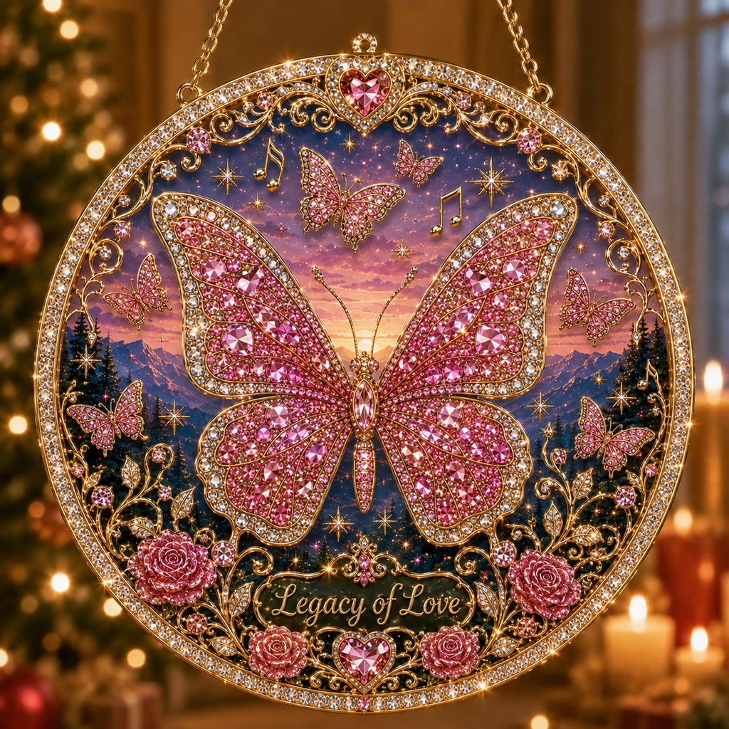 Forever in Song Memorial Diamond Art Hanging Ornament