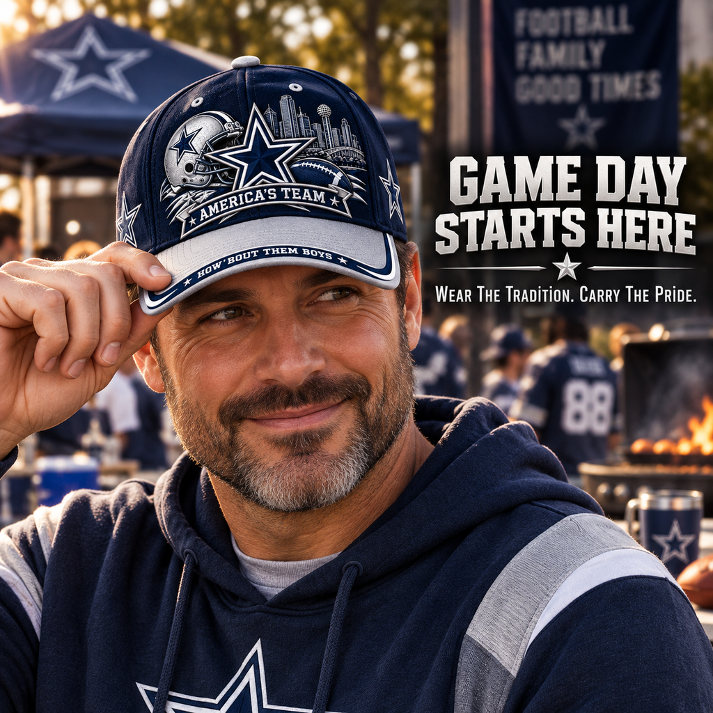 America’s Team How ’Bout Them Boys Football Fan Cap