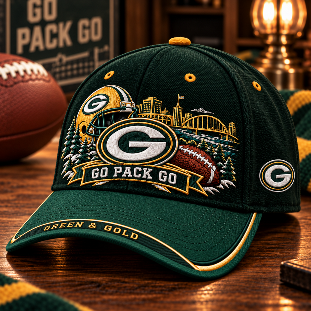 “GO PACK GO” Football Heritage Hat