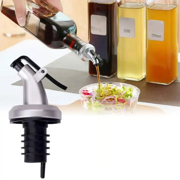 Sikunuo | 4 pieces | Pourer for oil & sauce bottles – drip-free, leak-proof