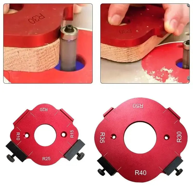 Sikunuo | 4-in-1 Aluminum Rounding Template – precise corner rounding