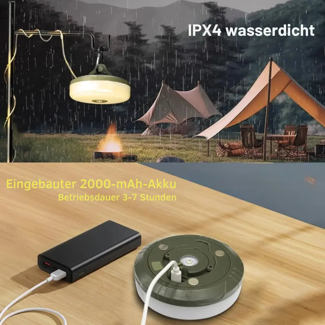 Sikunuo | 4-in-1 Multifunctional Camping Light – Light, Power & Comfort
