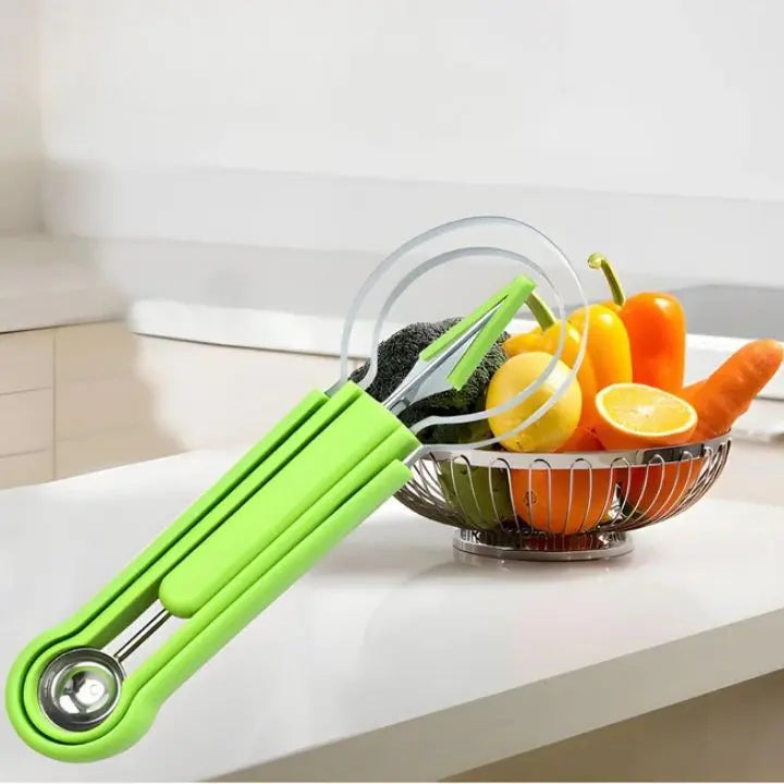 Sikunuo | 4-in-1 Stainless Steel Fruit Cutter Set